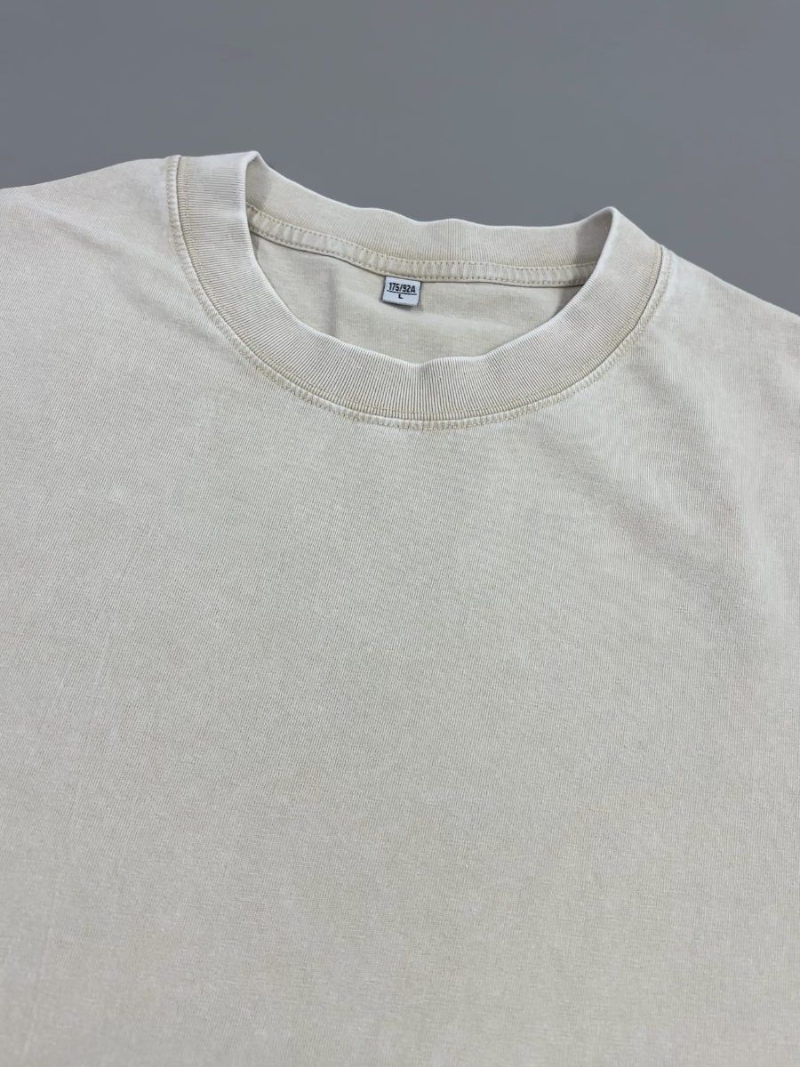 Cream Wash T shirt