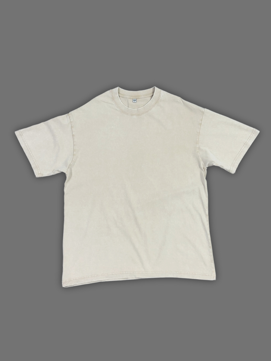 Cream Wash T shirt